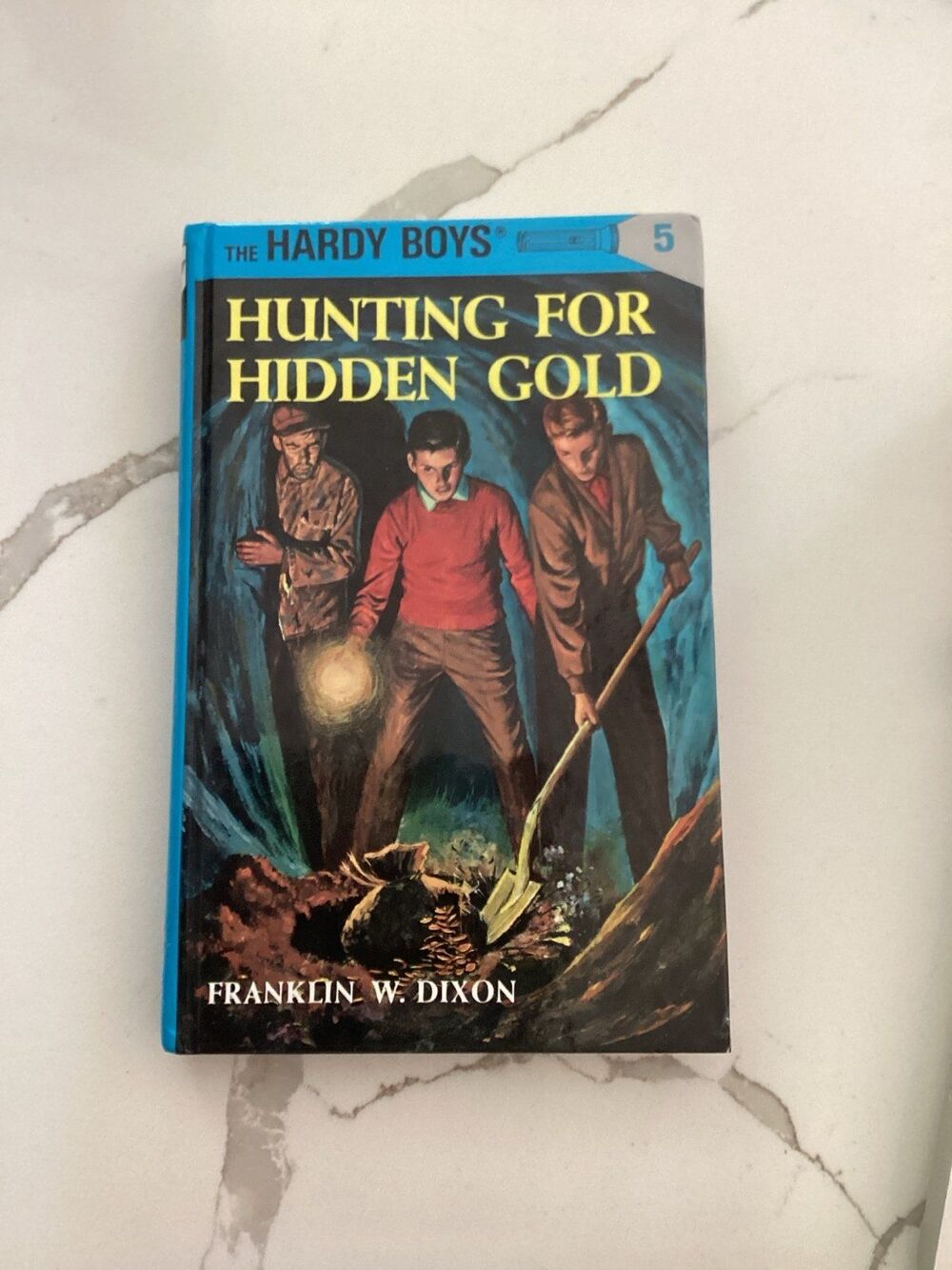 The Hardy Boys Hunting for Hidden Gold #5 Hardcover Book Children's Mystery